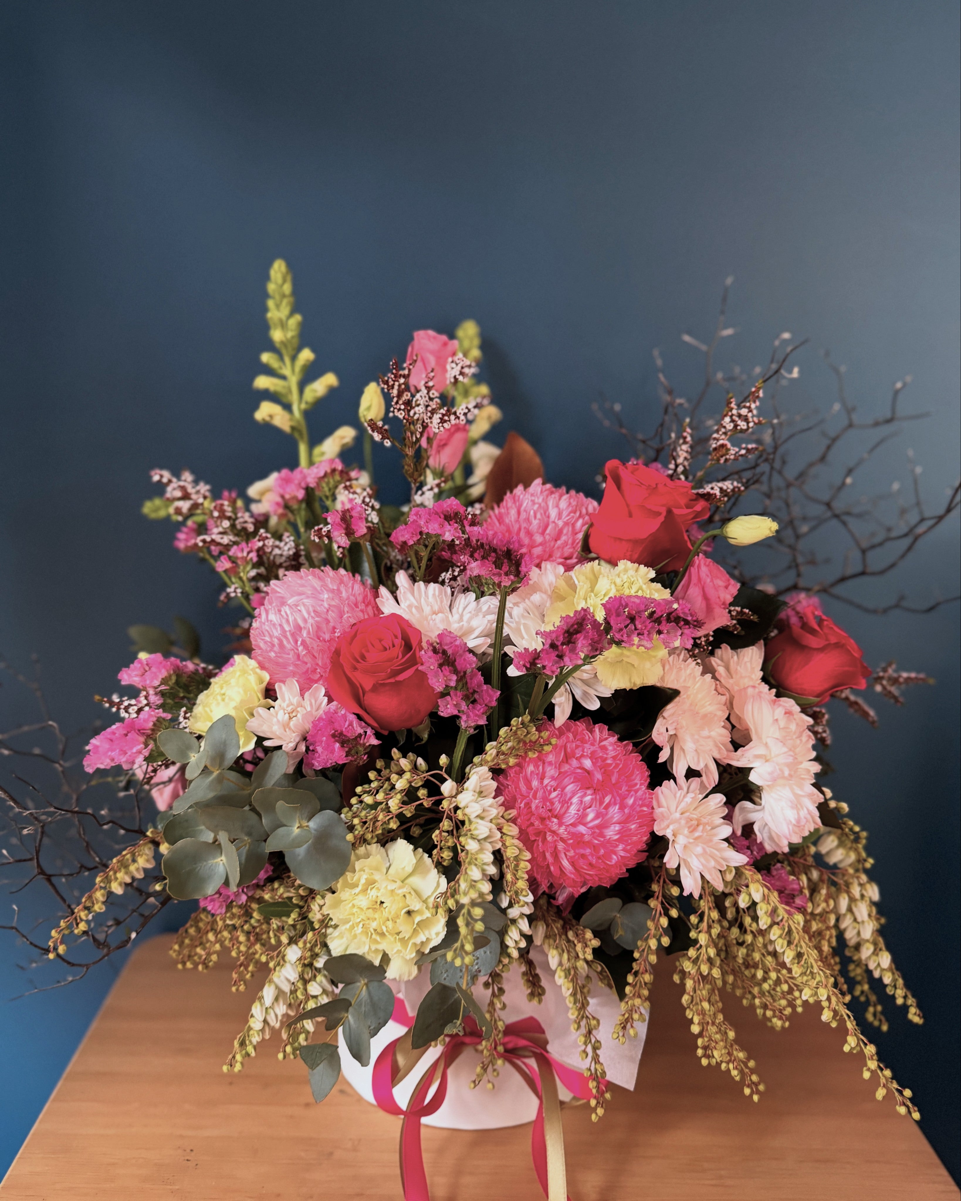 Florist Choice Hat box arrangement