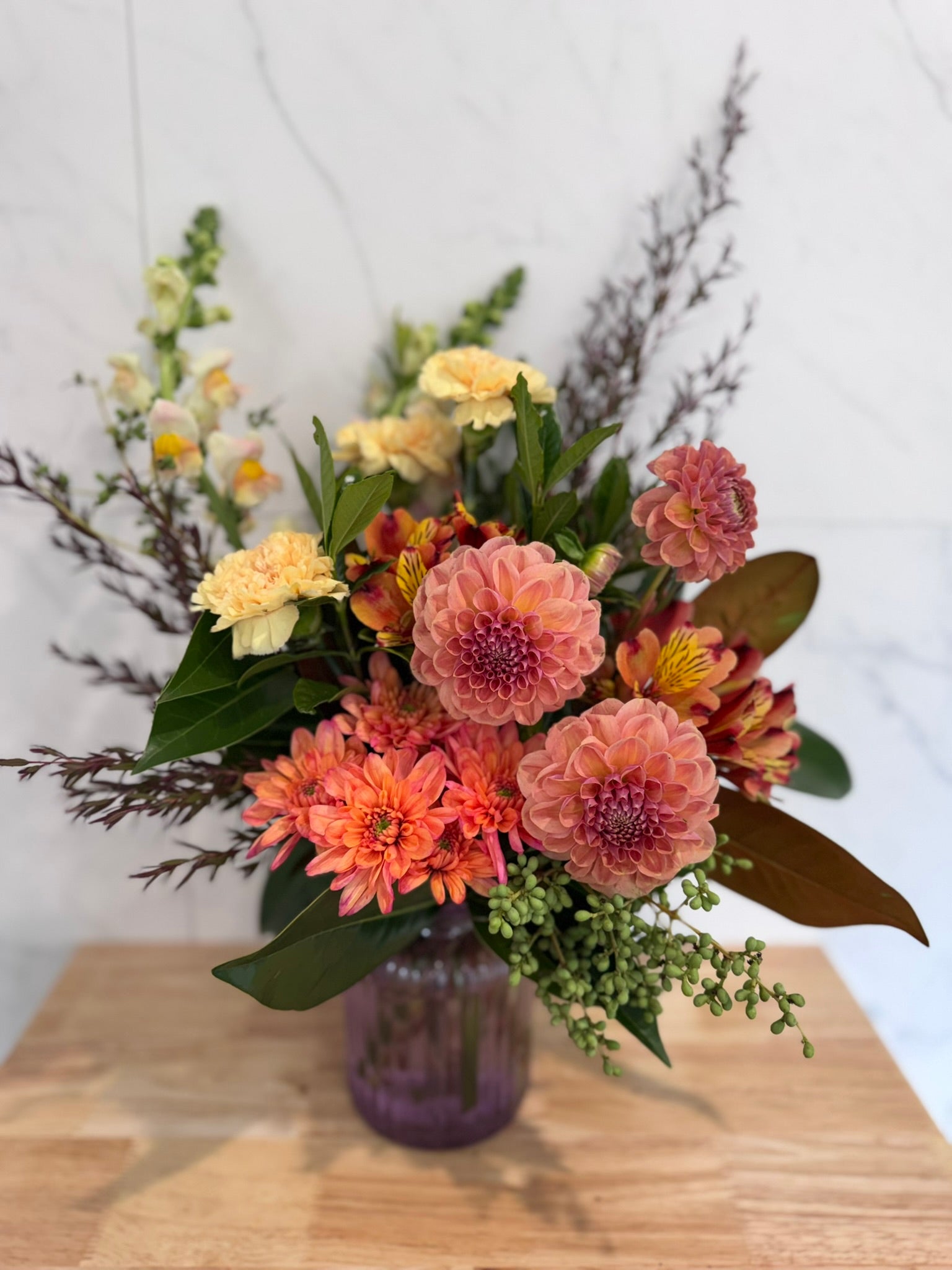 Florist choice vase arrangement