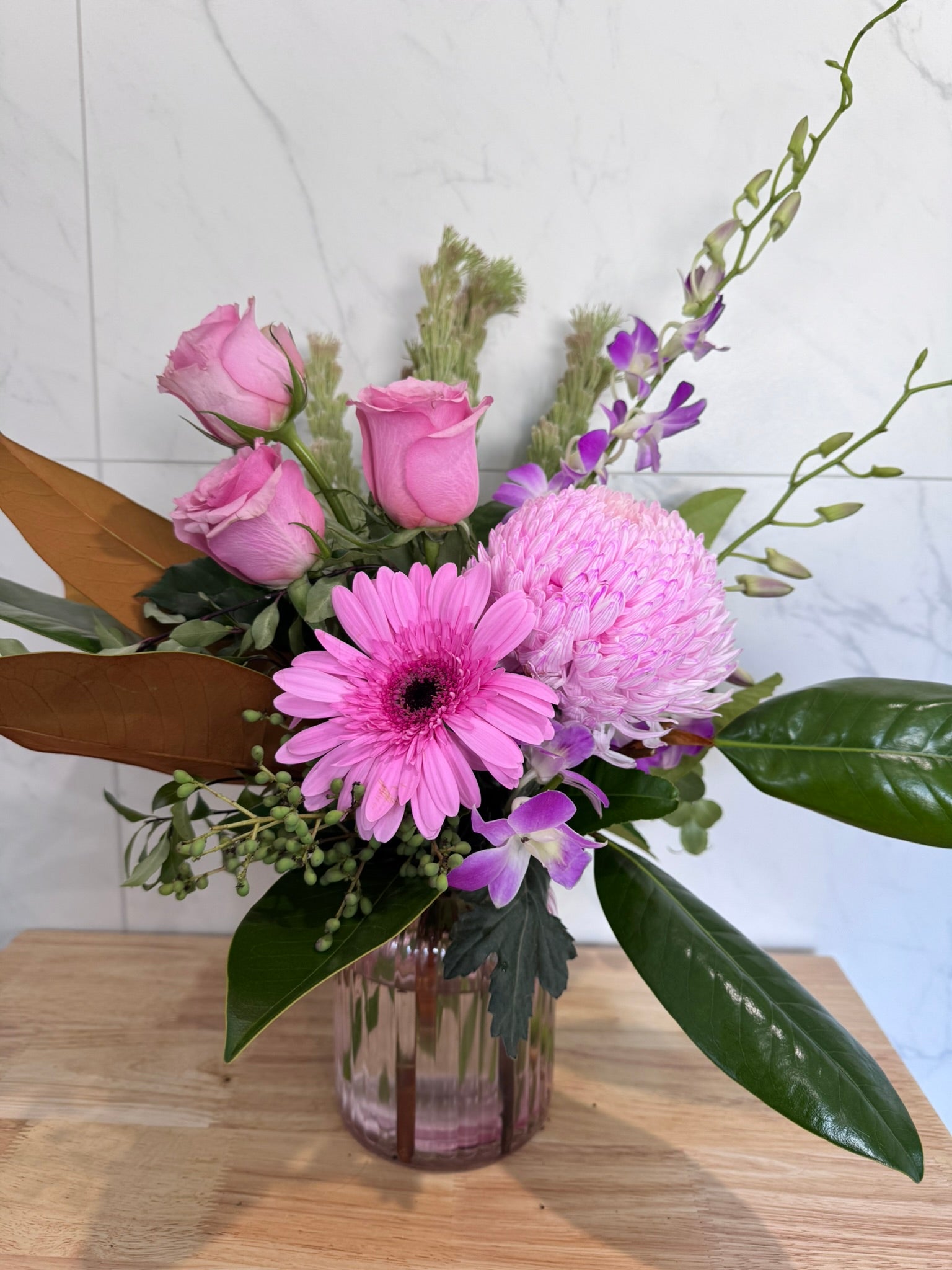 Florist choice vase arrangement